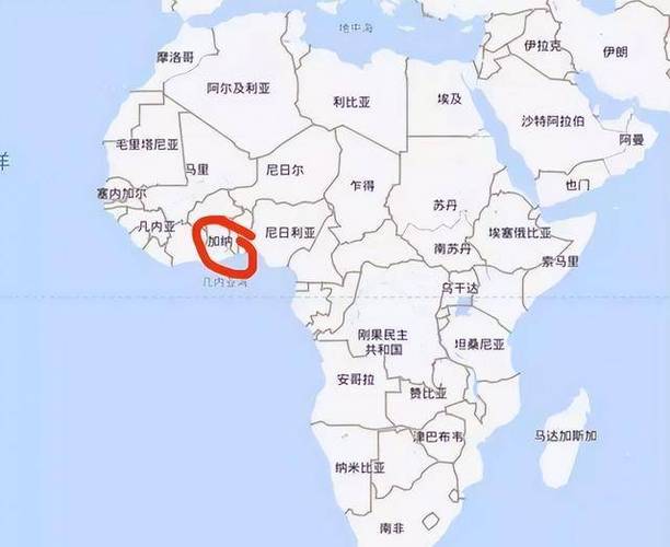 加纳属于哪个洲地图